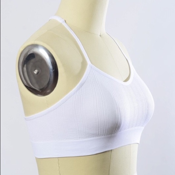 Tattoo Mesh Racerback Bralette in White - Picture 4 of 7